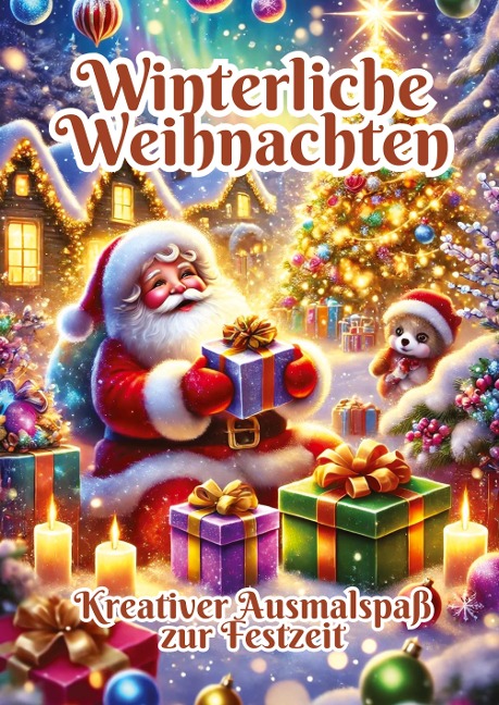 Winterliche Weihnachten: Kreativer Ausmalspaß zur Festzeit