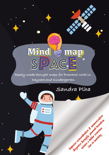KitaFix-Mindmap Space (Ready-made thought maps for Preschool work in Daycare and Kindergarten): Improve concentration & memorization Organize thoughts, prevent boredom,  achieve a better overview, fun in learning