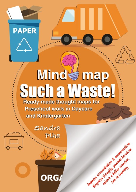 KitaFix-Mindmap Such a Waste! (Ready-made thought maps for Preschool work in Daycare and Kindergarten): Improve concentration & memorization Organize thoughts, prevent boredom,  achieve a better overview, fun in learning