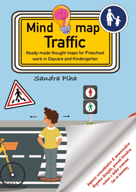 KitaFix-Mindmap Traffic (Ready-made thought maps for Preschool work in Daycare and Kindergarten): Improve concentration & memorization Organize thoughts, prevent boredom,  achieve a better overview, fun in learning