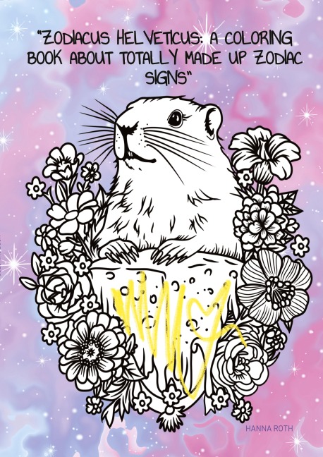 Zodiacus Helveticus: by @hannasroth: A Coloring Book about totally made up Zodiac Signs