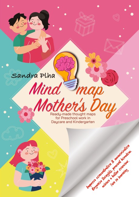 KitaFix-Mindmap Mothers Day (Ready-made thought maps for Preschool work in Daycare and Kindergarten): Improve concentration & memorization Organize thoughts, prevent boredom,  achieve a better overview, fun in learning