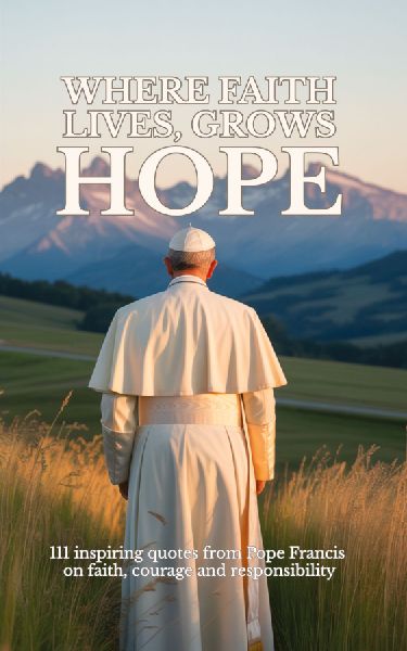 Where faith lives, grows hope: 111 inspiring quotes from Pope Francis  on faith, courage and responsibility