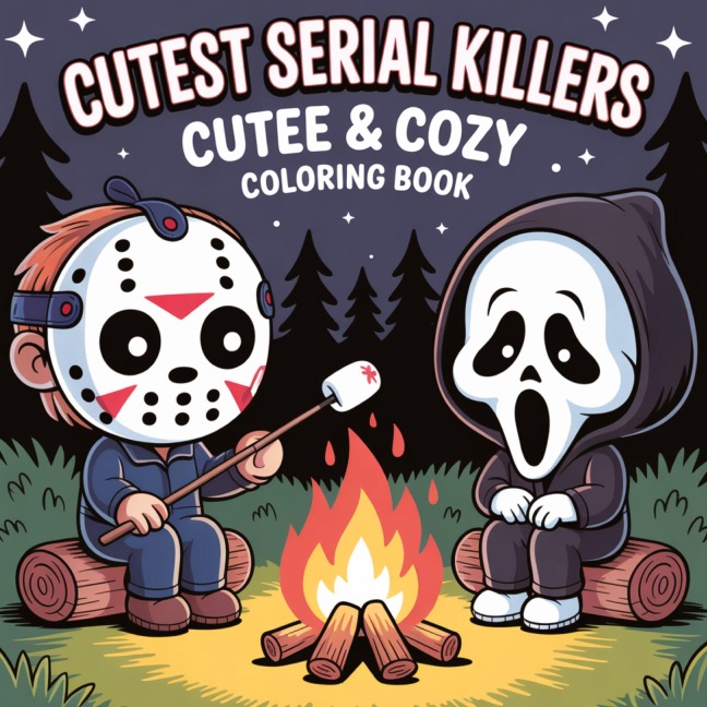 Halloween Cutest Serial Killers Malbuch für Erwachsene: Transforme Horror in Farben - Werde Viral!