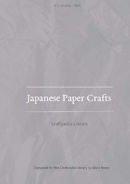 Japanese Paper Crafts