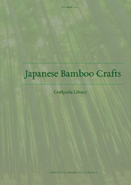 Japanese Bamboo Crafts