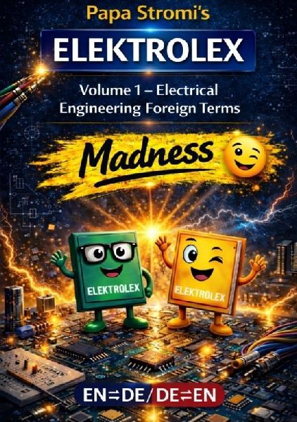 Papa Stromis ELEKTROLEX - Technical reference book: Volume 1 - Electrical Engineering Foreign Terms Madness EN/DE