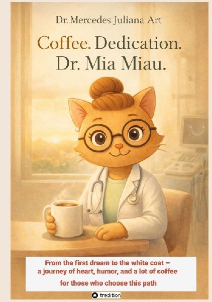 Coffee. Dedication. Dr. Mia Miau.: From the first dream to the white coat -  a journey of heart, humor, and a lot of coffee  for those who choose this path
