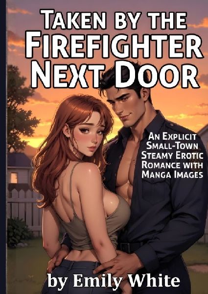 Taken by the Firefighter Next Door: A Manga-Style Illustrated Small-Town Romance of Heat, Salt, and Temptation