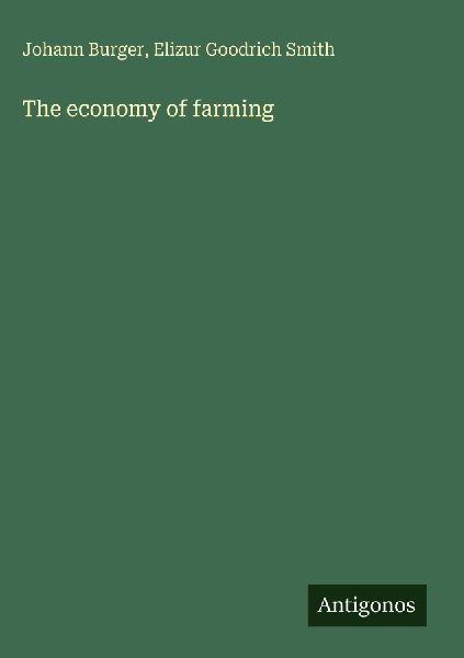 The economy of farming