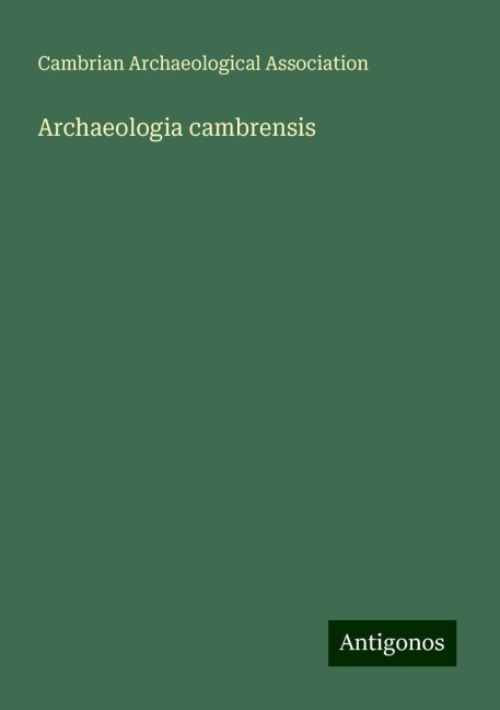 Archaeologia cambrensis