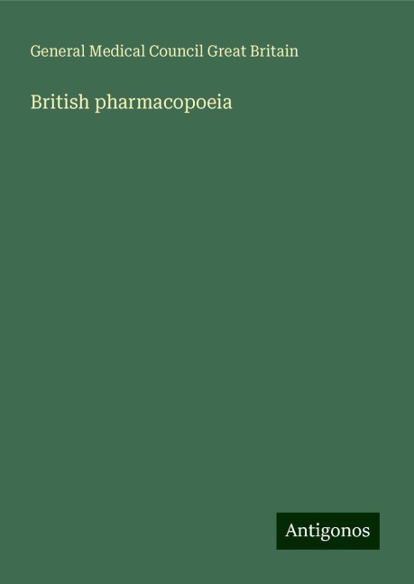 British pharmacopoeia