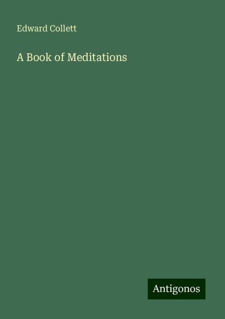 A Book of Meditations