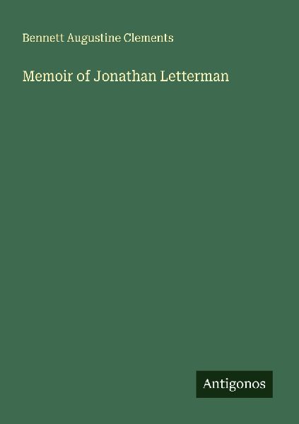 Memoir of Jonathan Letterman