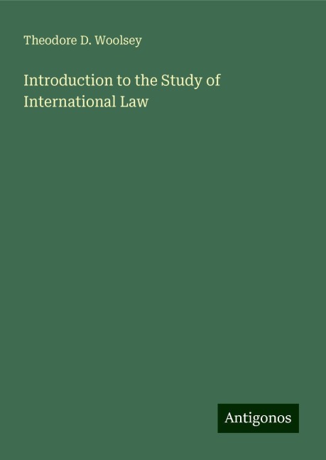 Introduction to the Study of International Law