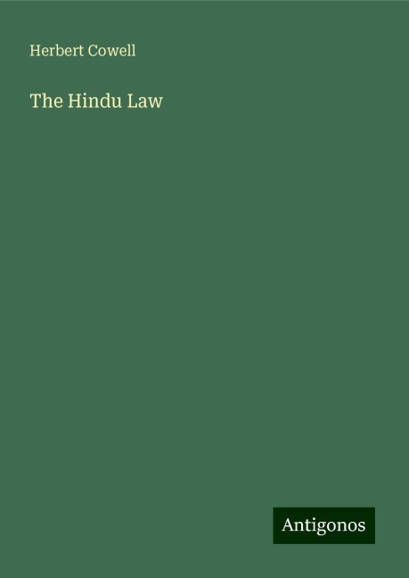 The Hindu Law