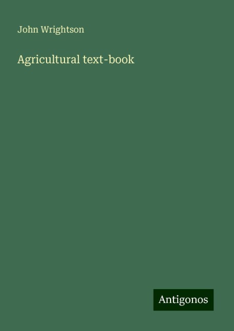 Agricultural text-book