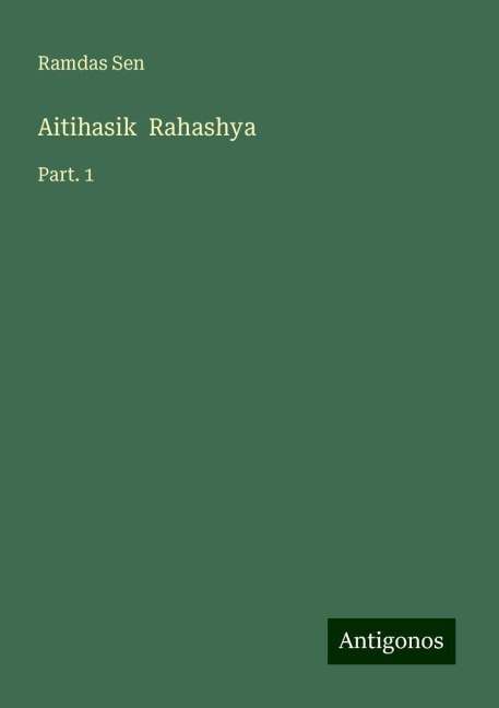 Aitihasik  Rahashya: Part. 1