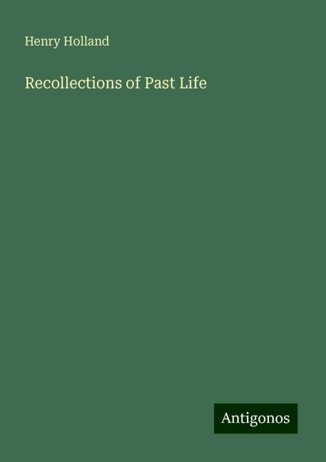 Recollections of Past Life
