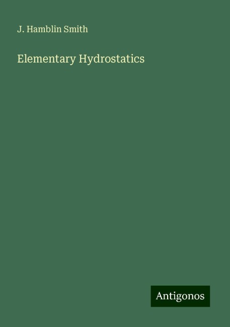 Elementary Hydrostatics