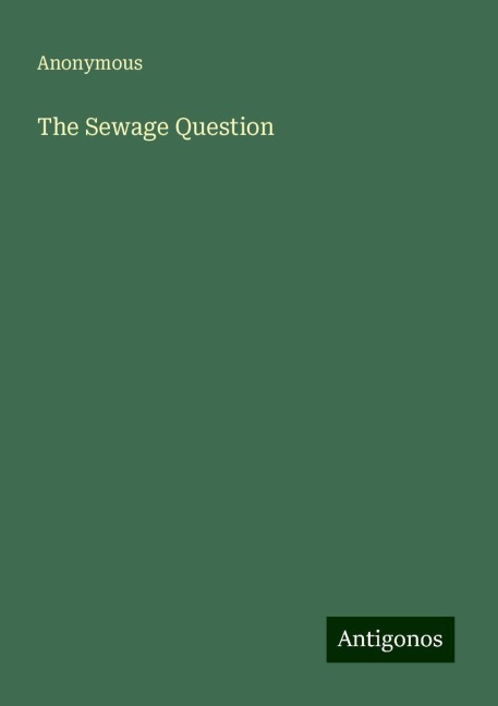 The Sewage Question