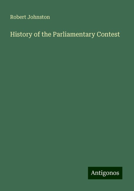 History of the Parliamentary Contest