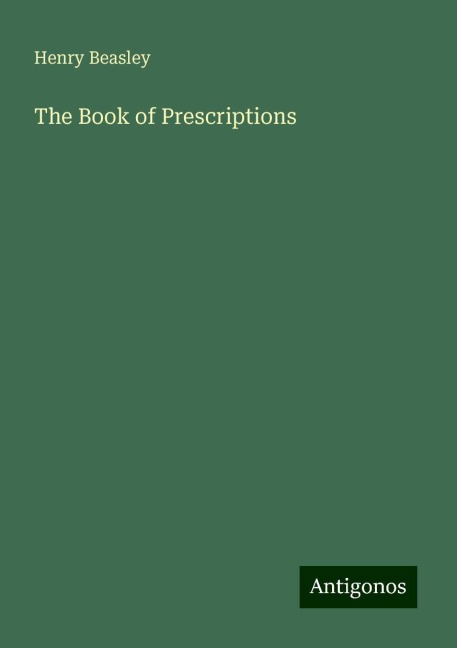 The Book of Prescriptions