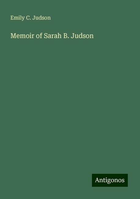Memoir of Sarah B. Judson
