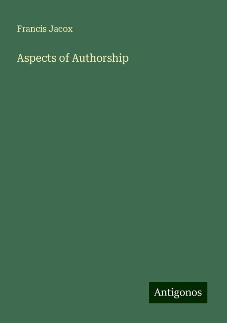 Aspects of Authorship