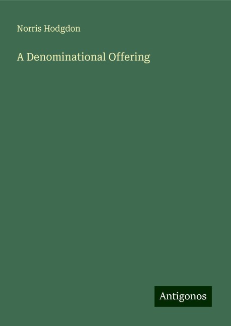 A Denominational Offering