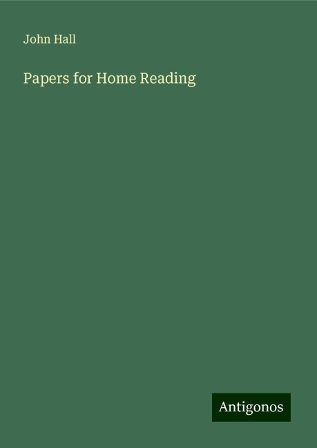 Papers for Home Reading
