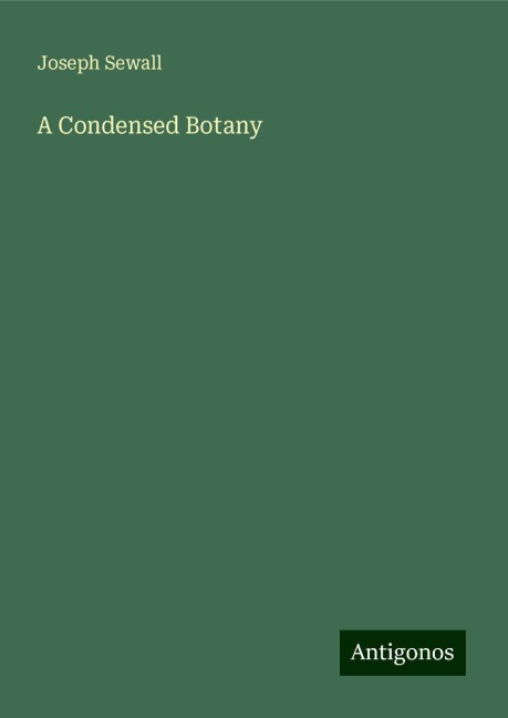 A Condensed Botany