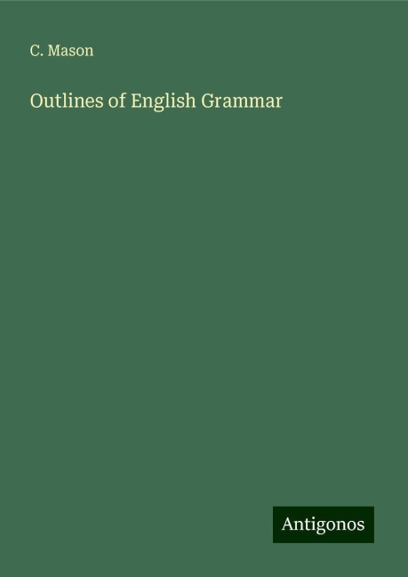 Outlines of English Grammar