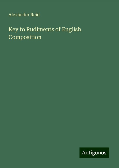 Key to Rudiments of English Composition