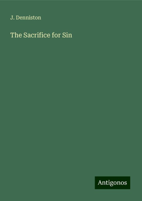 The Sacrifice for Sin