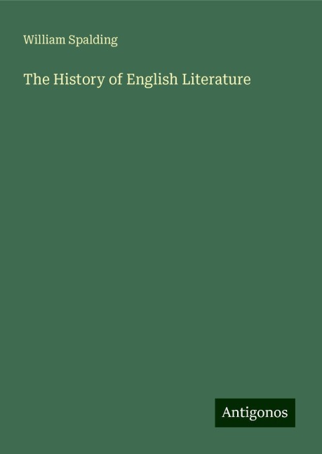 The History of English Literature