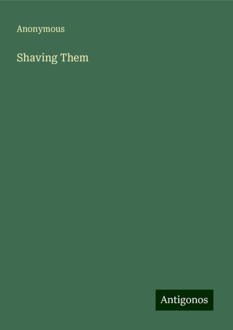 Shaving Them