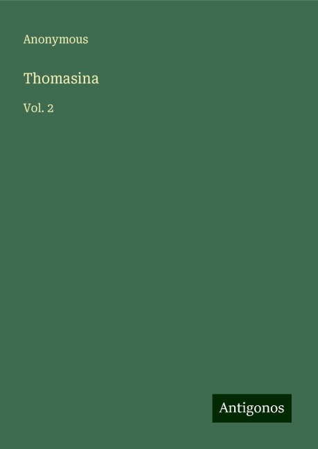 Thomasina: Vol. 2
