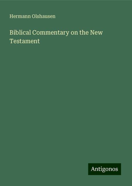 Biblical Commentary on the New Testament