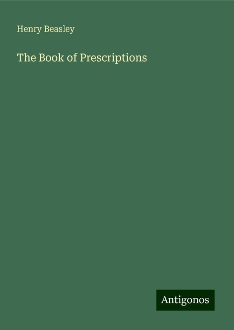 The Book of Prescriptions