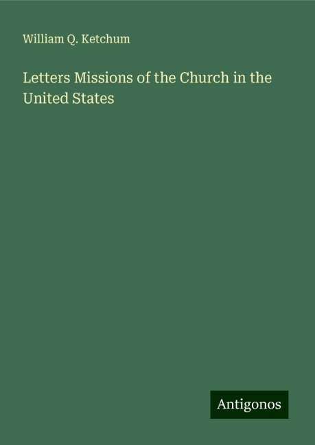 Letters Missions of the Church in the United States