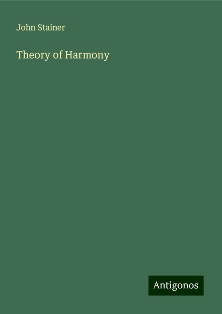 Theory of Harmony