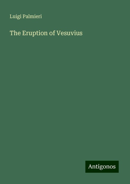 The Eruption of Vesuvius