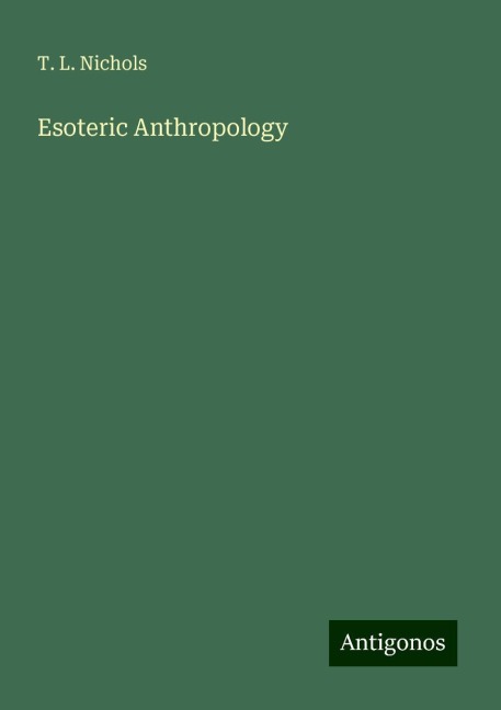 Esoteric Anthropology