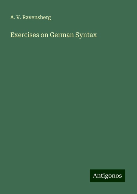 Exercises on German Syntax
