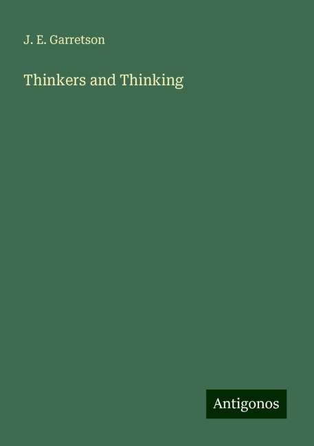 Thinkers and Thinking