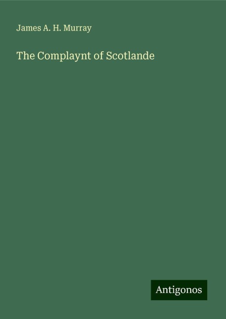 The Complaynt of Scotlande