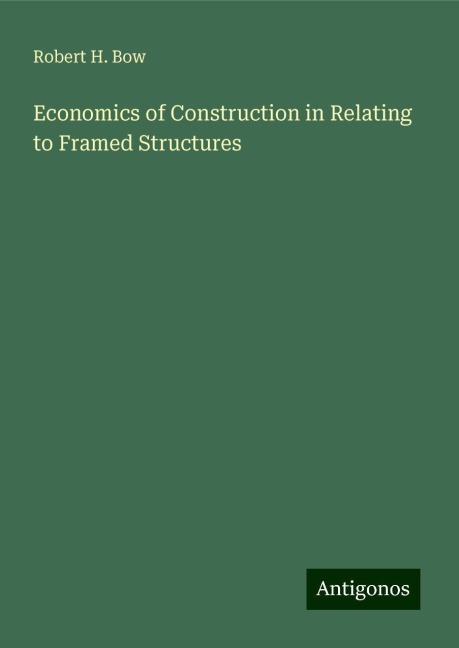 Economics of Construction in Relating to Framed Structures