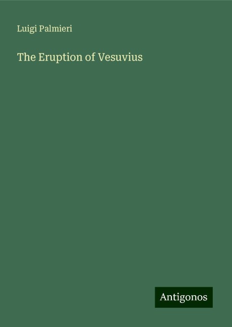 The Eruption of Vesuvius