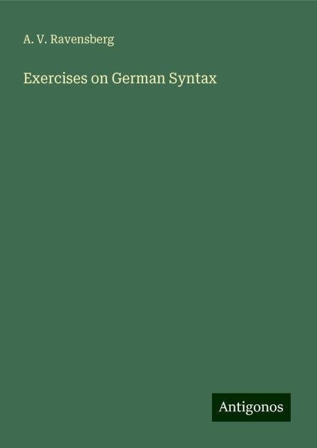 Exercises on German Syntax